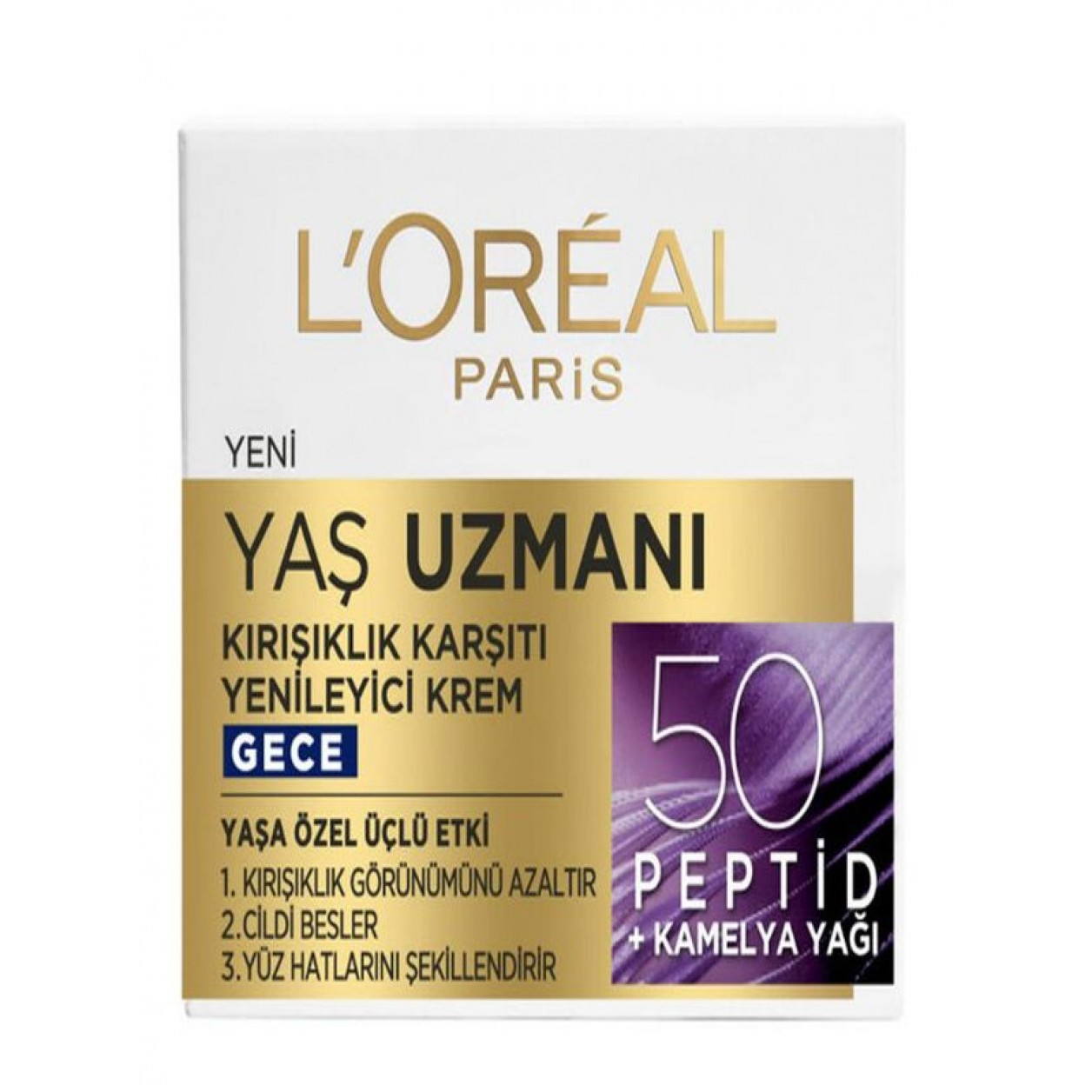 Loreal Paris Yüz Bakım Kremi Yaş Uzmanı 50 Kırışıklık Karşıtı Ve