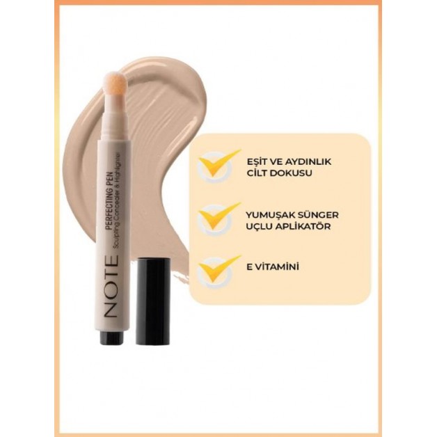 Note Kapatıcı Aydınlatıcı Etkili Keyonline Perfect Pen Concealer 03 Süper Lıght Beige